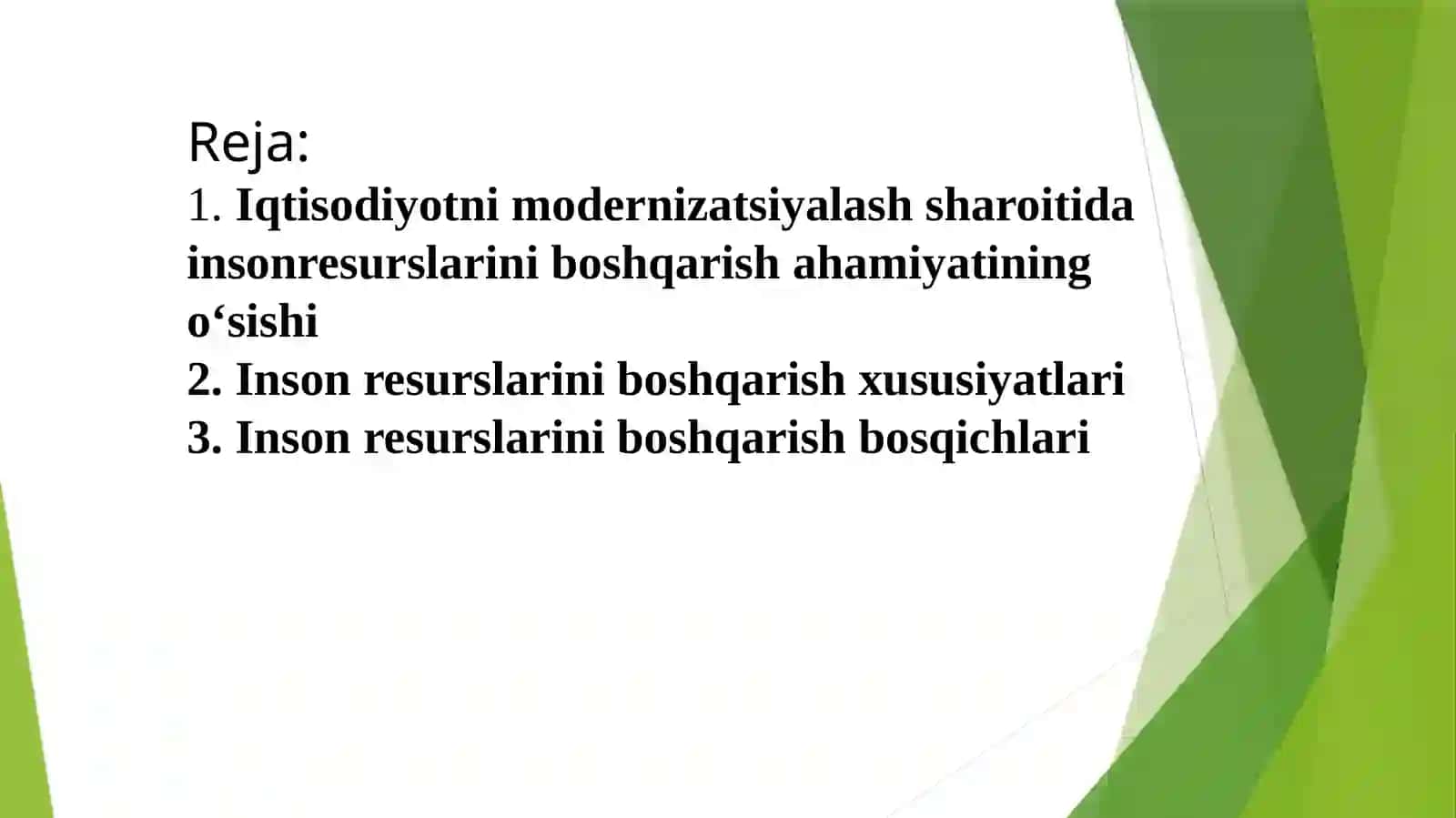 Zamonaviy sharoitlarda inson resurslarini boshqarishning tutgan o‘rni va strategiyasi 2