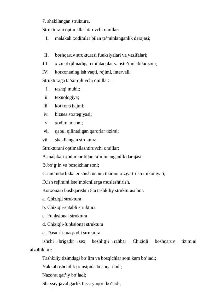 BOSHQARISHNING TASHKILIY STRUKTURALARI 2