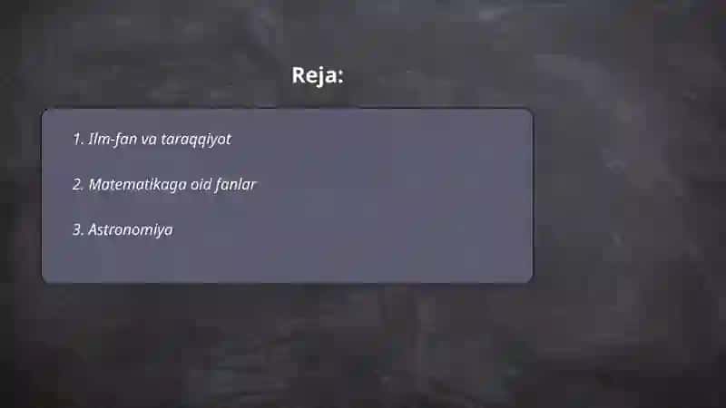 Ilm-fan va taraqqiyot 2