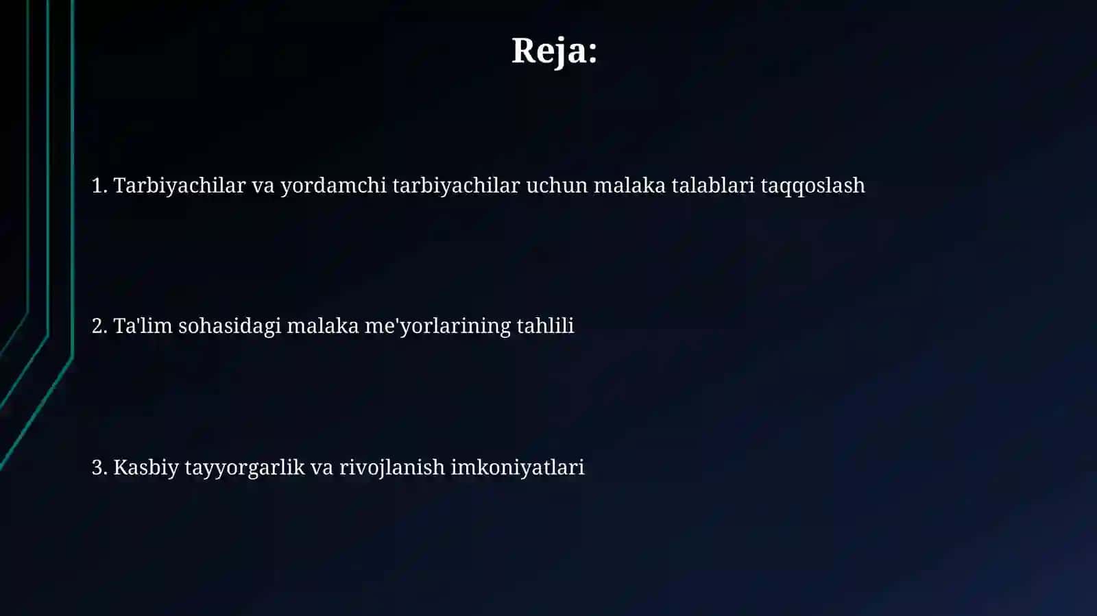 Malaka oshirish kurslari 2