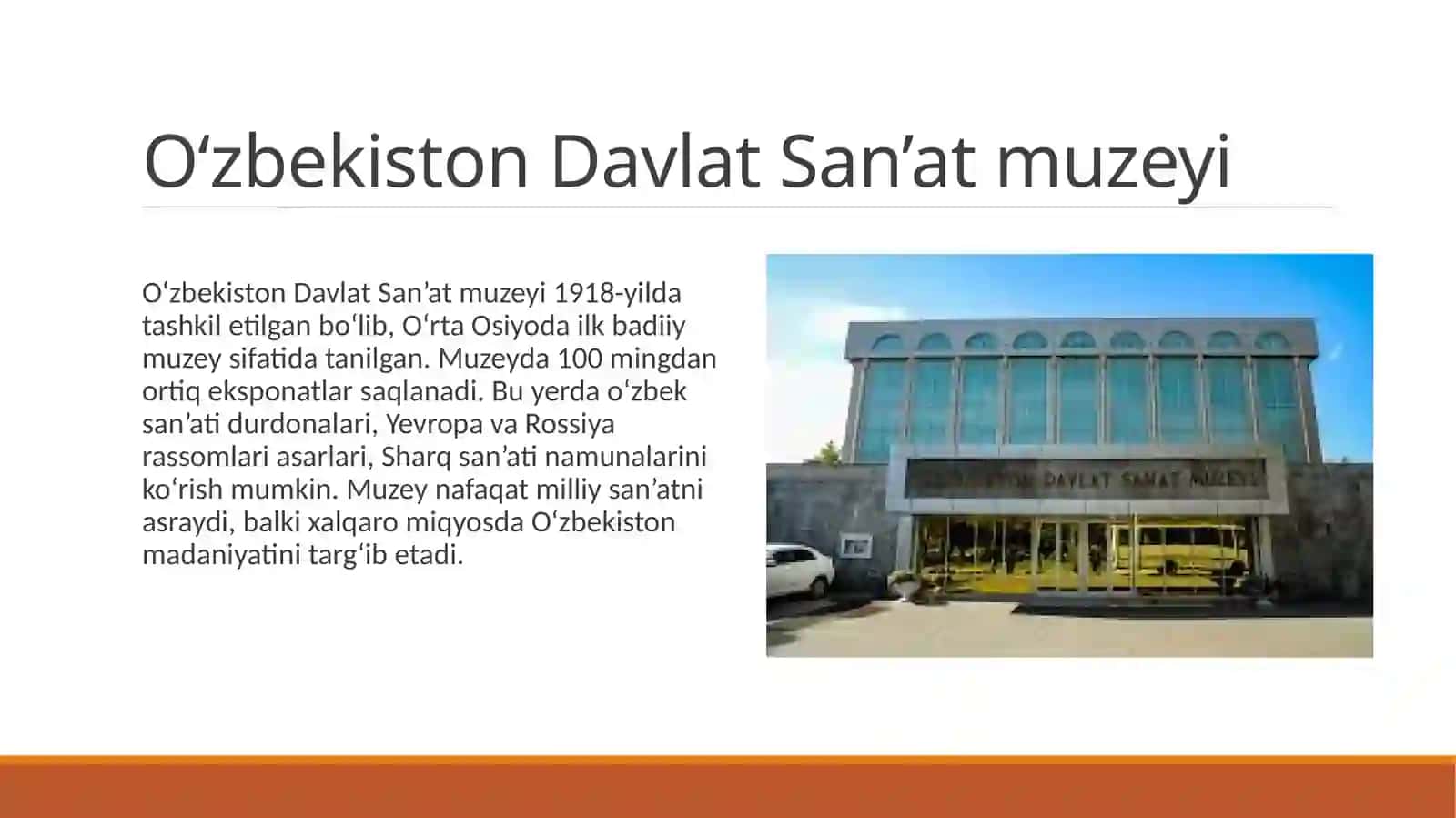 Oʻzbekiston Davlat Muzeyi 2 2