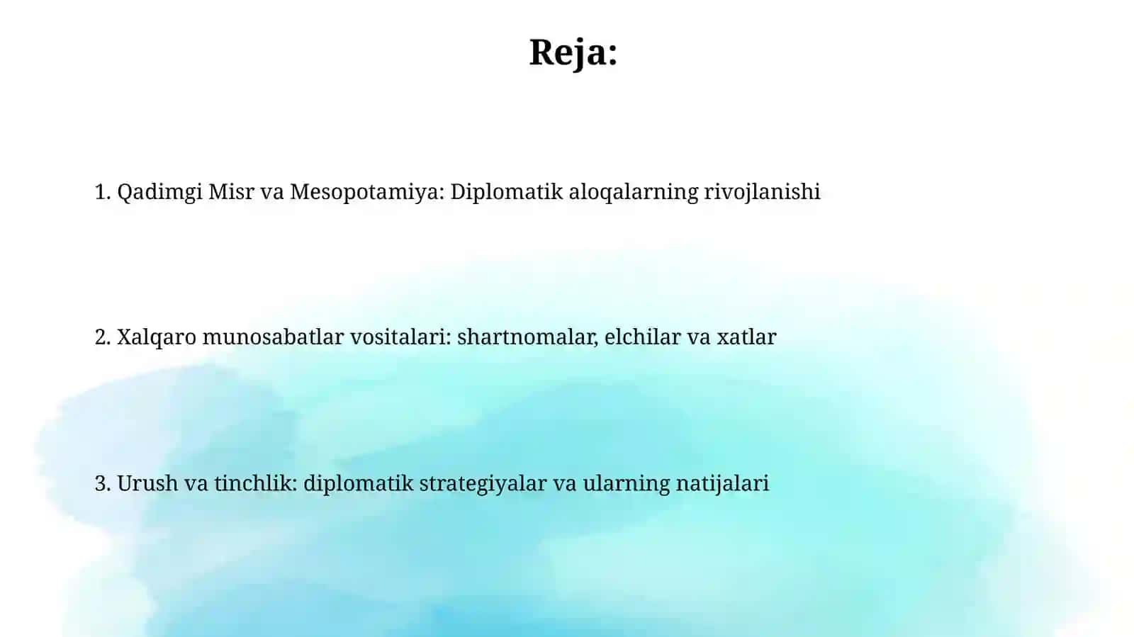 Qadimgi Misr va Mesopotamoyada xalqaro munosabatlar va diplomatiya 2