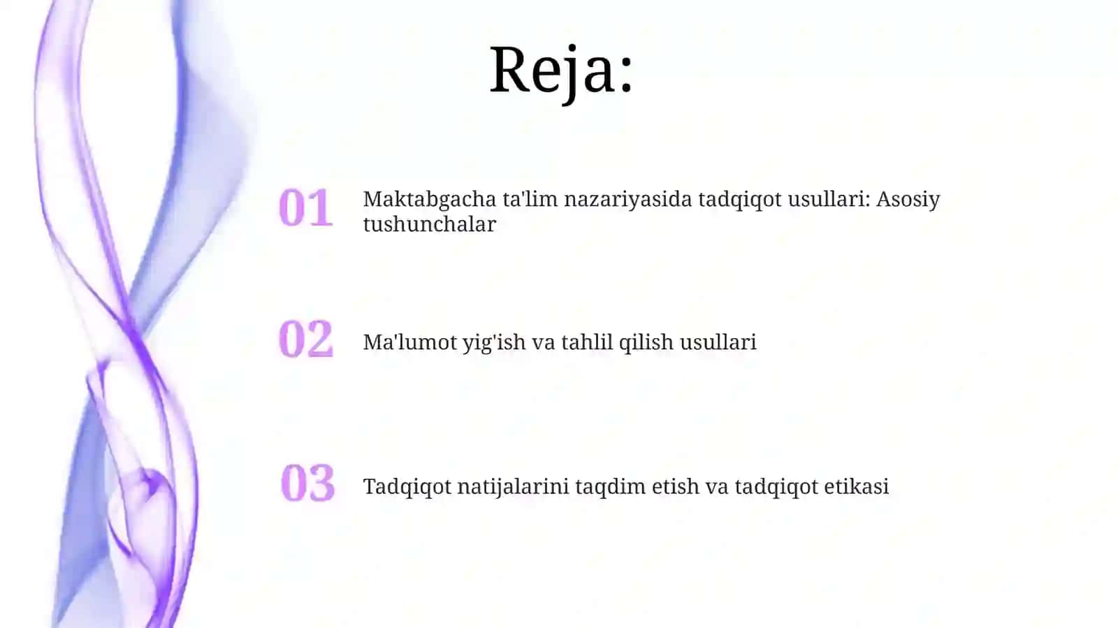 Maktabgacha talim nazaryasining tadqiqot usullari haqida taqdimot 2