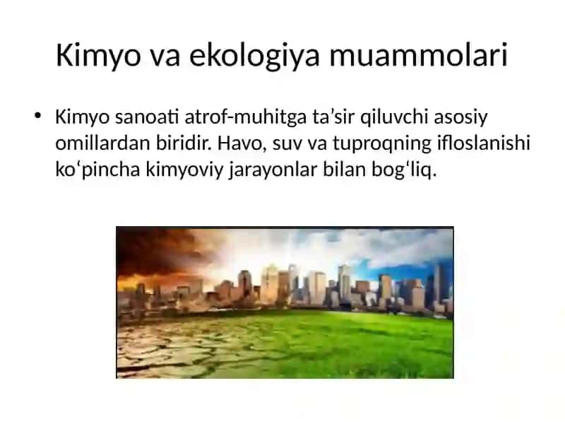 Kimyovaekologiyamuammolari 2