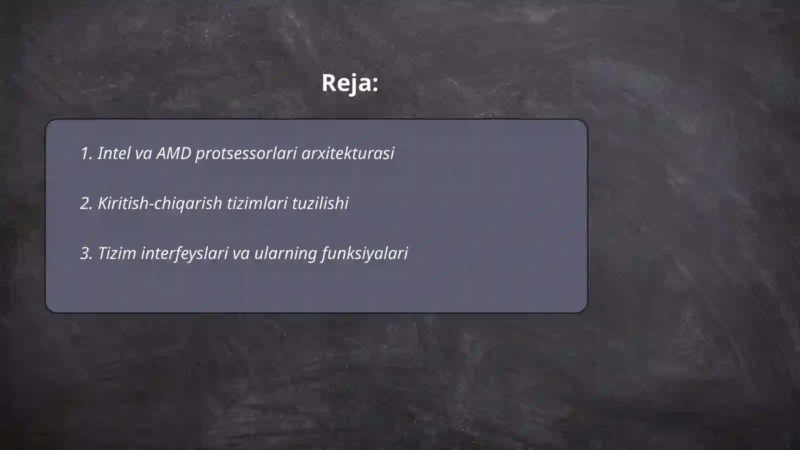 Itnel va AMD prosessorlarining tuzilishi 2