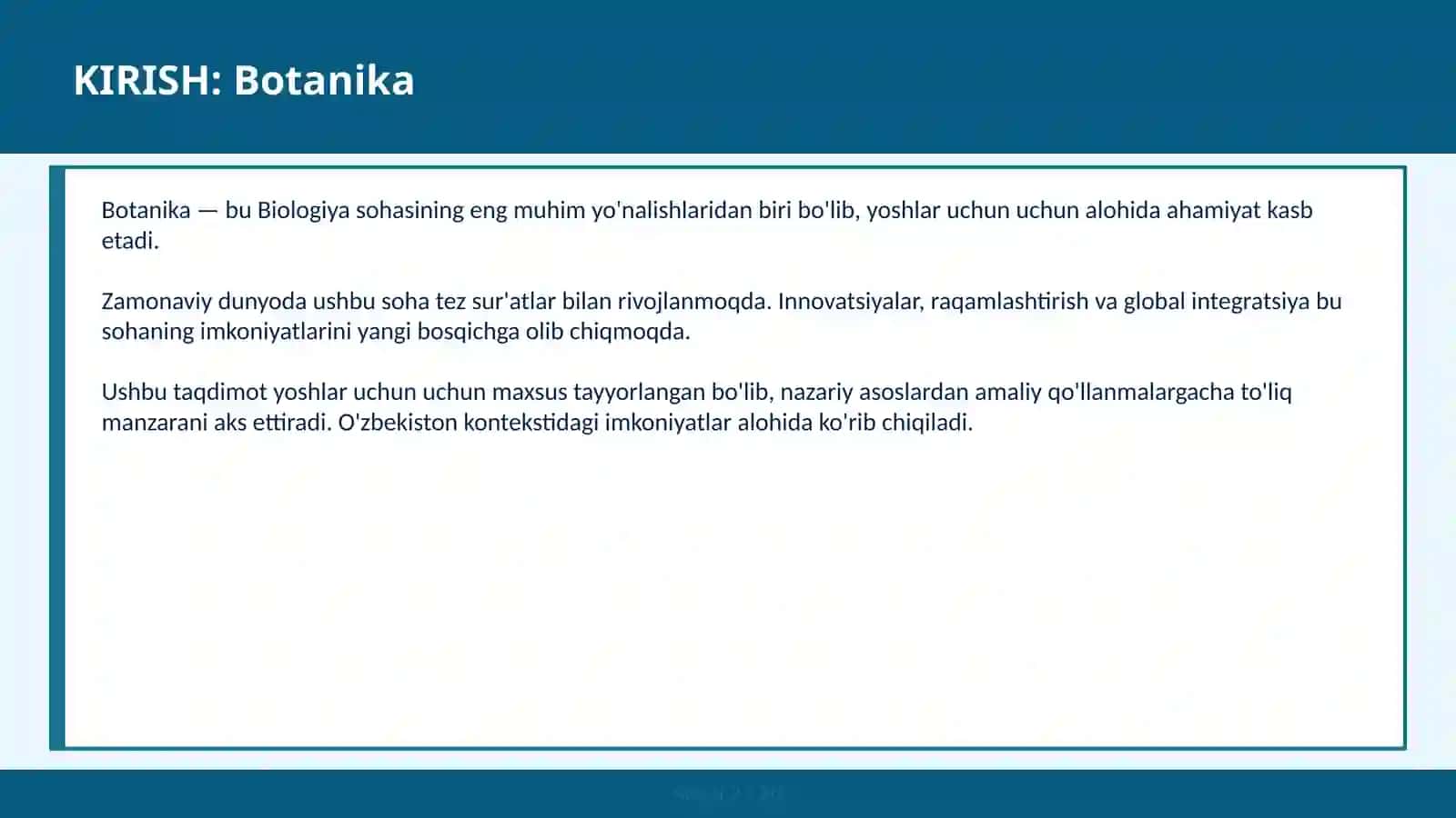 BOTANIKA 2