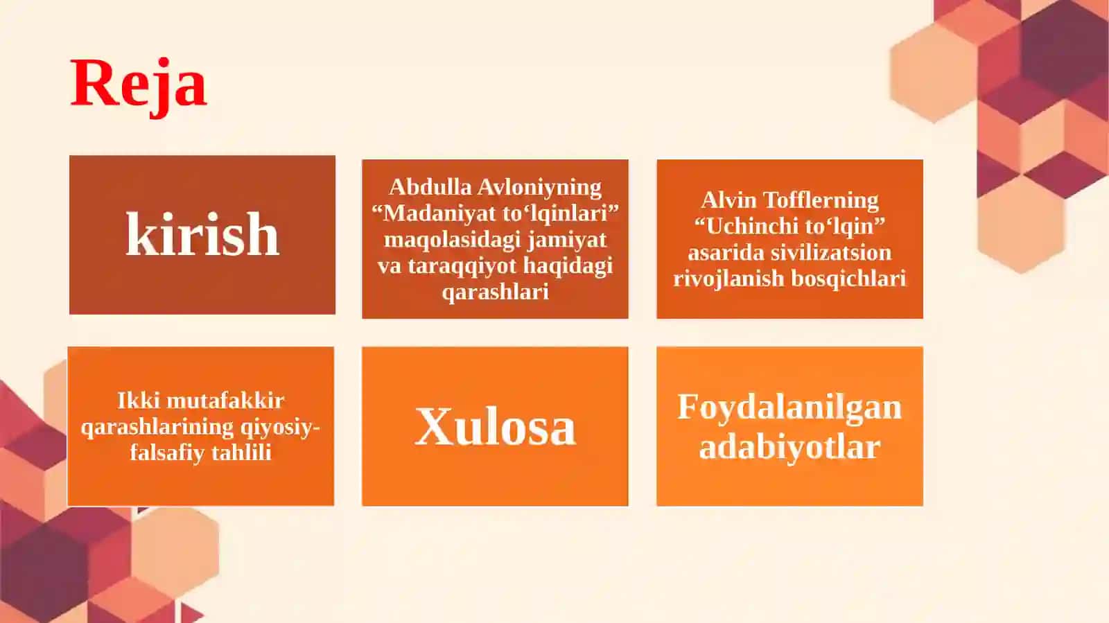 Avloniyning “Madaniyatto‘lqinlari” maqolasiva E.Tofflerning “Uchinchito‘lqin” asarini qiyosiy tahliletish 2