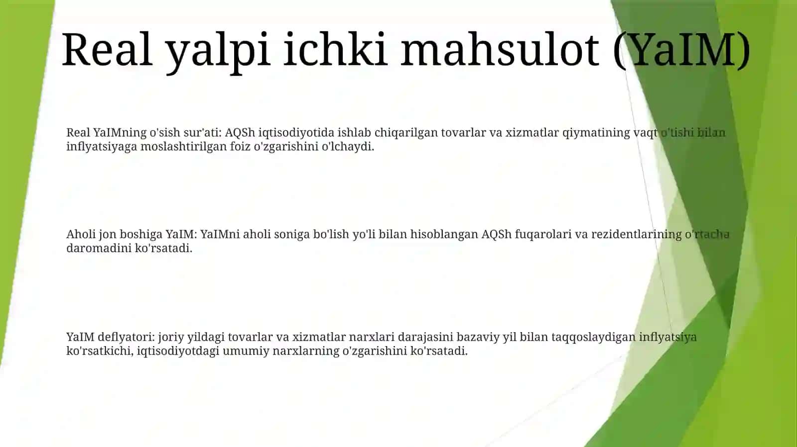 Amerika Qo'Shma ShtatlariMakroiqtisodiyKo'Rsatkichlari 2