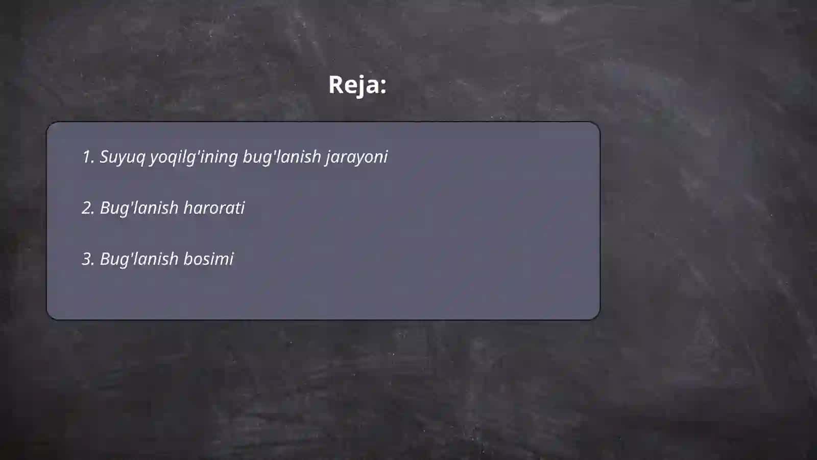 Suyuq yoqilg'ining bug'lanishining asosiy xususiyatlari 2