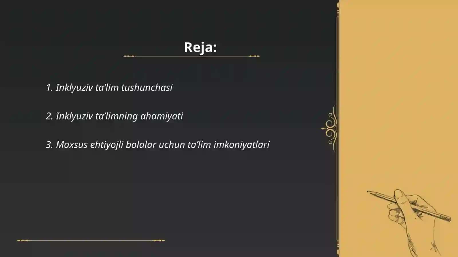 Inklyuziv taʼlim- dunyoqarash va taʼlimiy konsepsiya sifatida 2