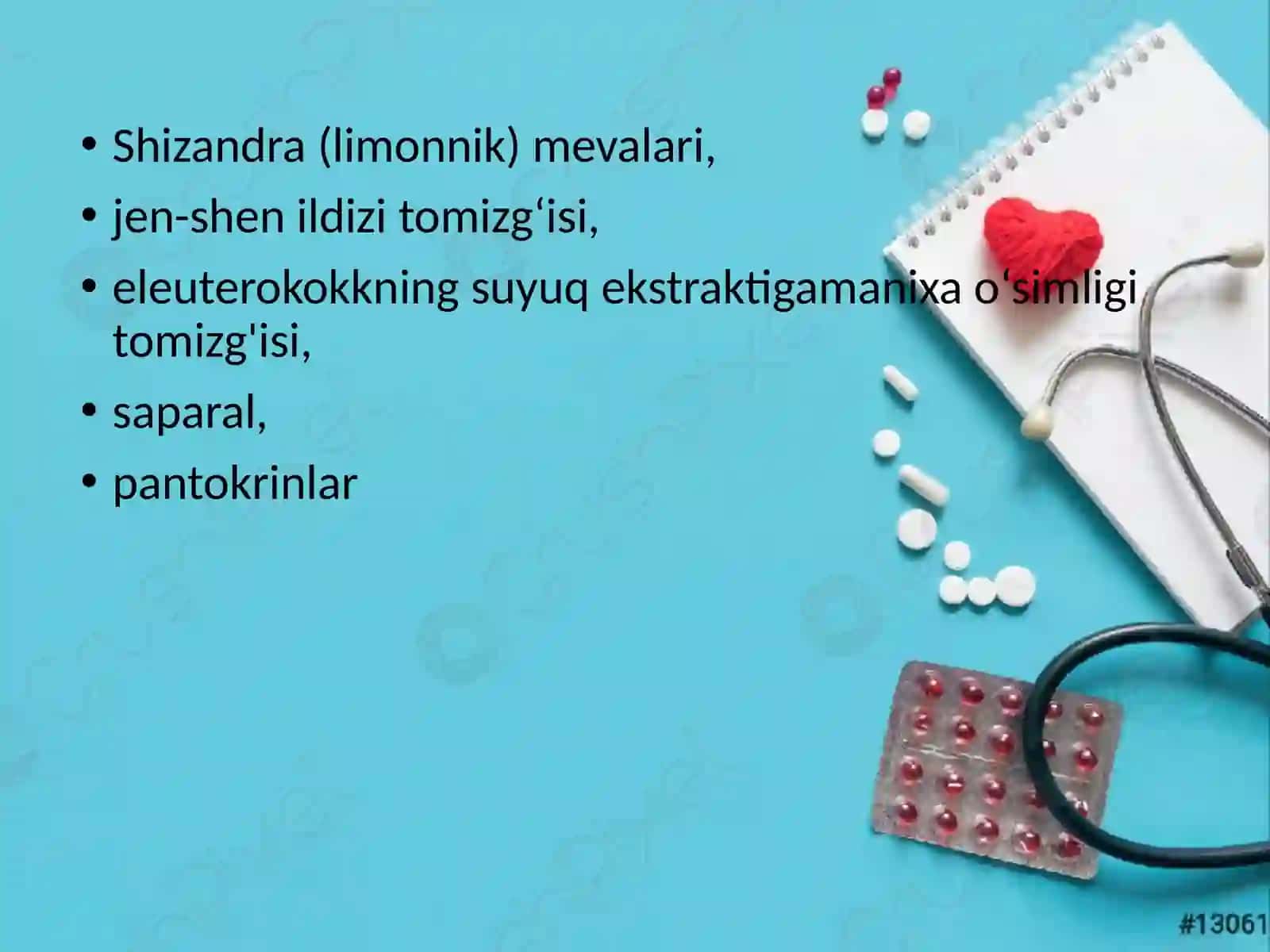 ORGANIZMNING UMUMIY TONUSINI OSHIRUVCHI MODDALAR 2