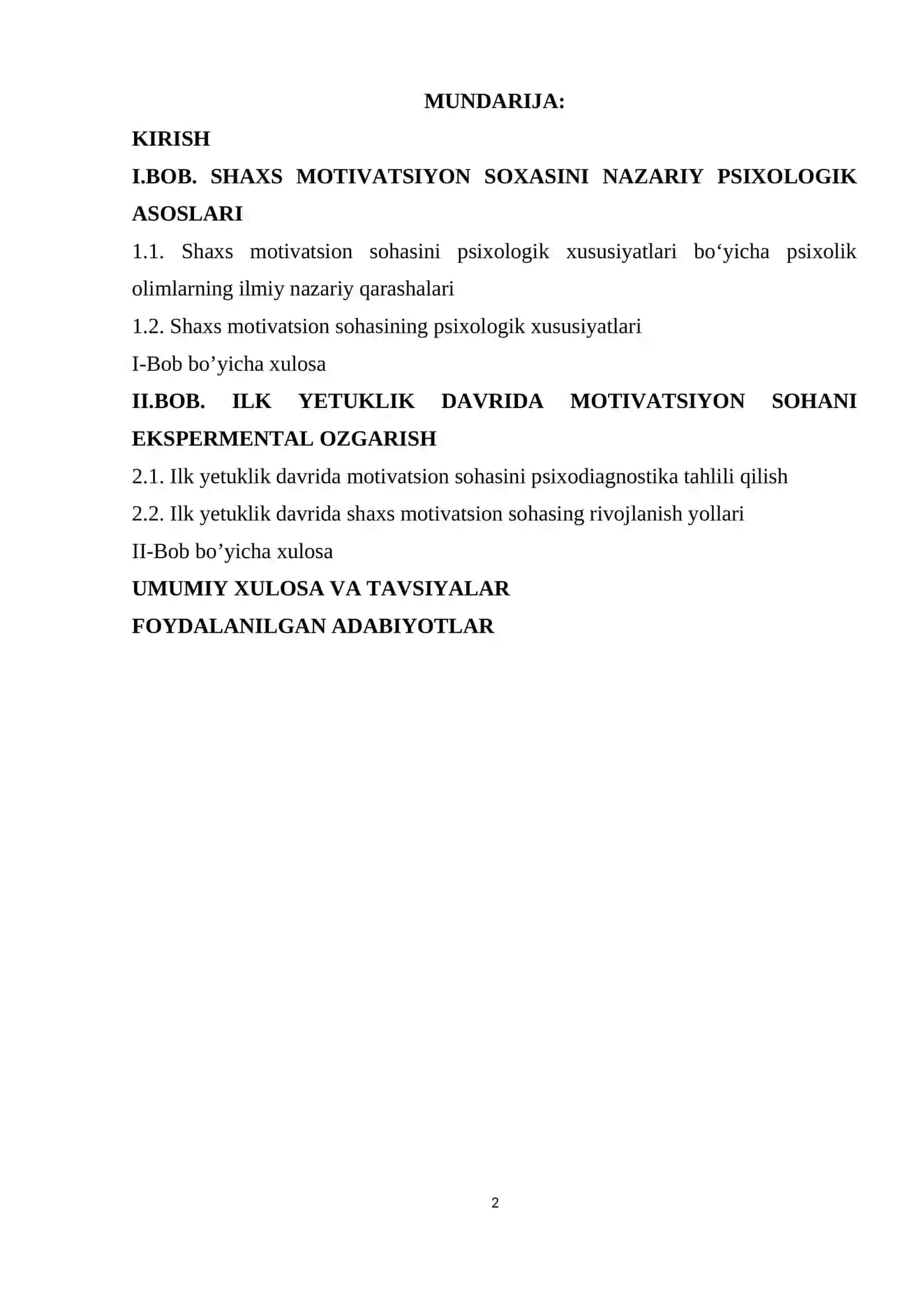 Ilk yetuklik davrida shaxs motivatsion sohasining psixologik xususiyatlari 2