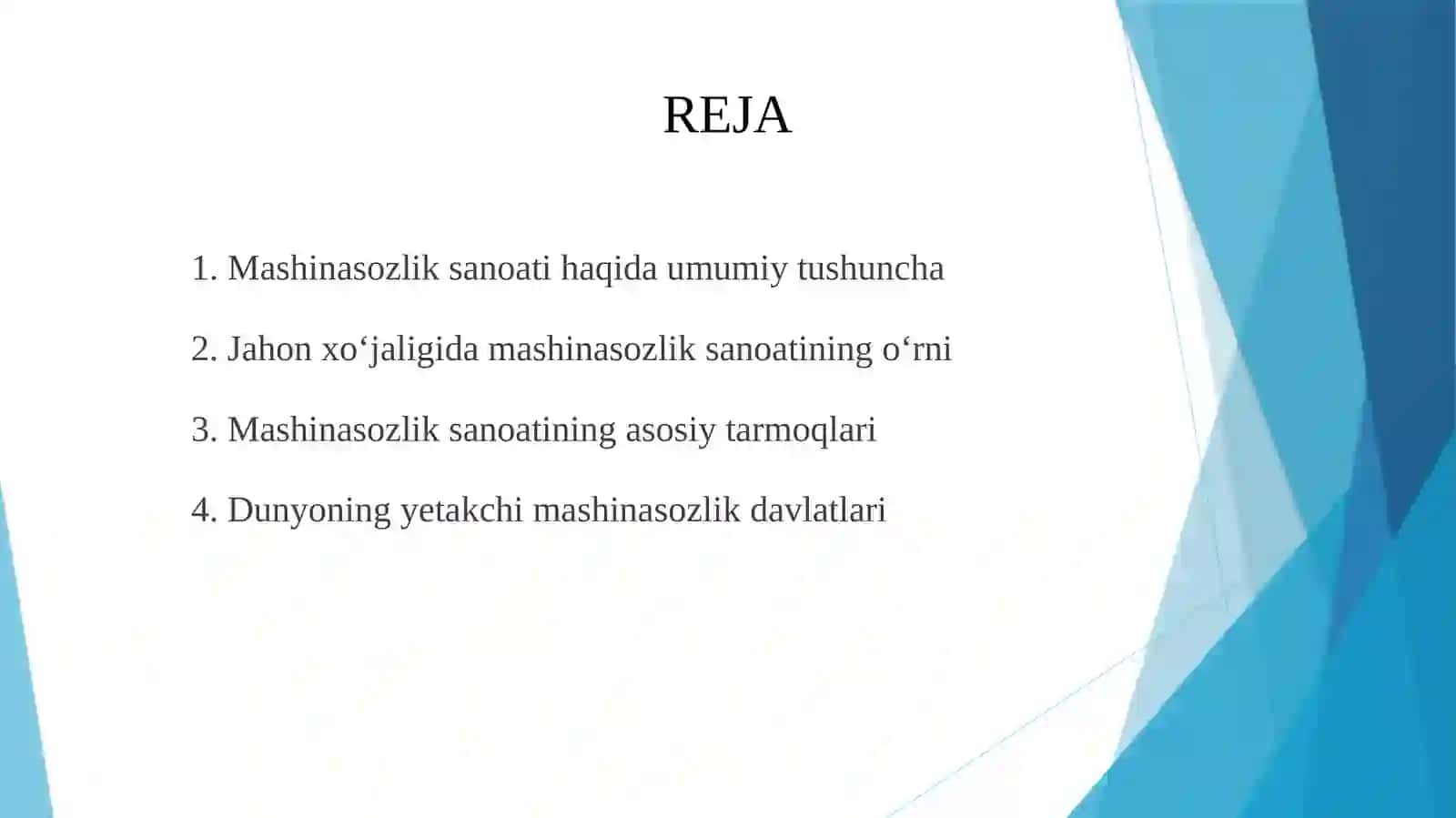 Mashinasozlik sanoati 2