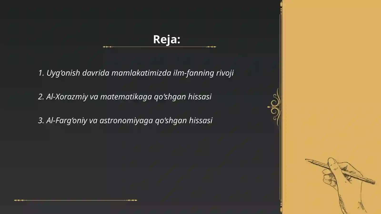 IX-XII asrlarda mamlakatimiz hududida ro'y bergan madaniy uyg'onish 2