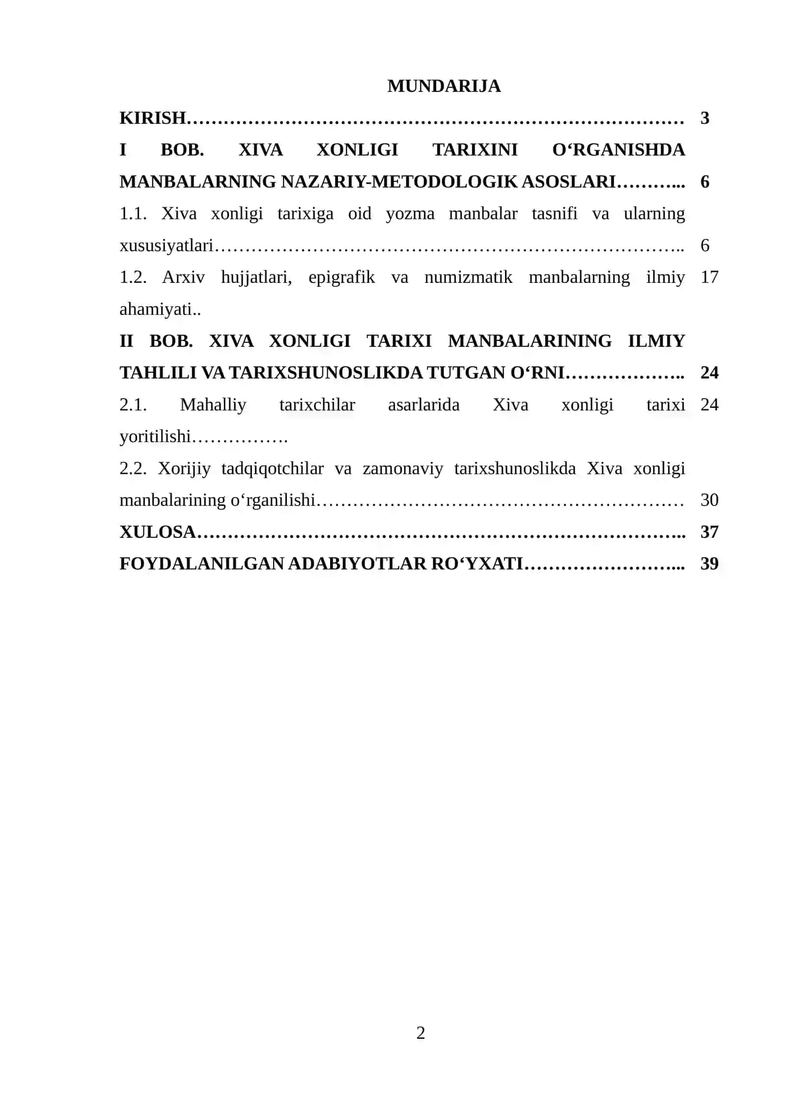 Xiva xonligi tarixiga doir manbalar tarixi 2