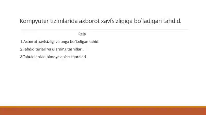 Axborot Xavfsizligi 2