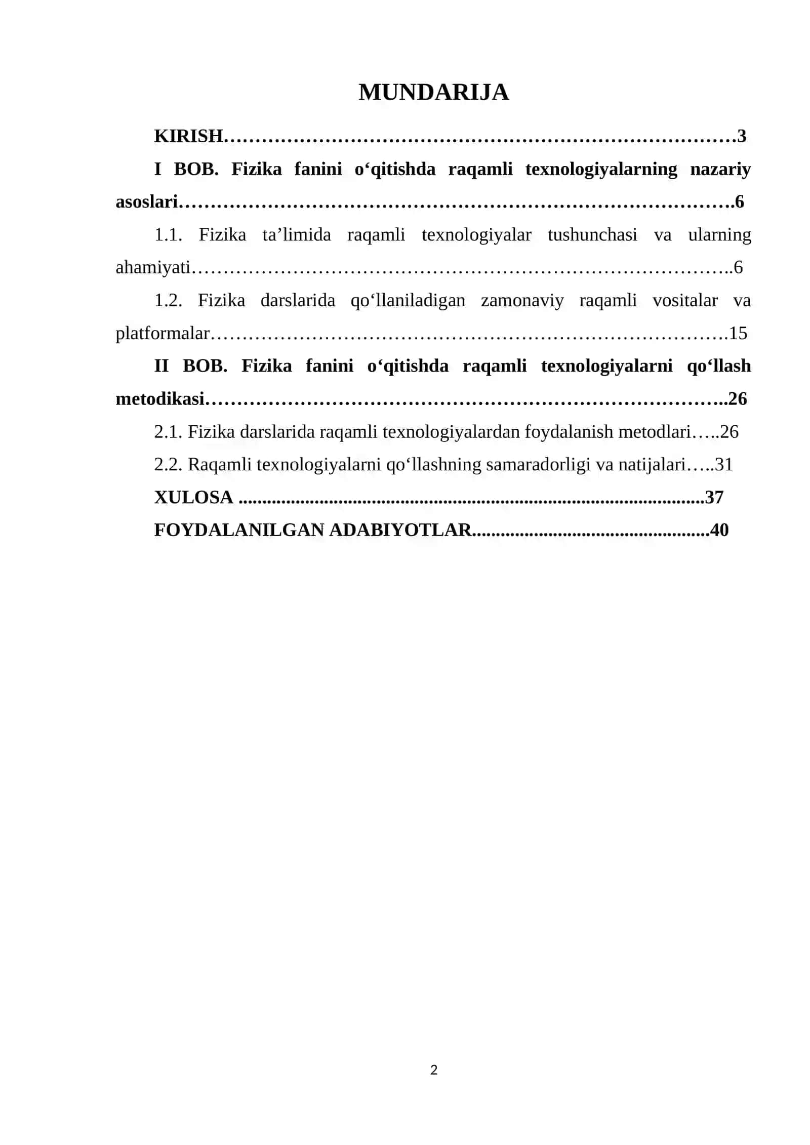 FIZIKA FANINI O‘QITISHDA RAQAMLI TEXNOLOGIYALARNI QO‘LLASH 2