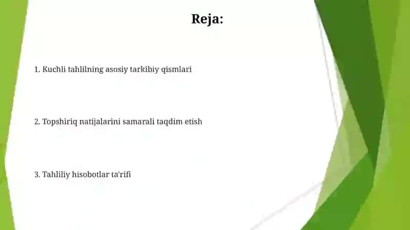 Hid bilish analizatorlari 2