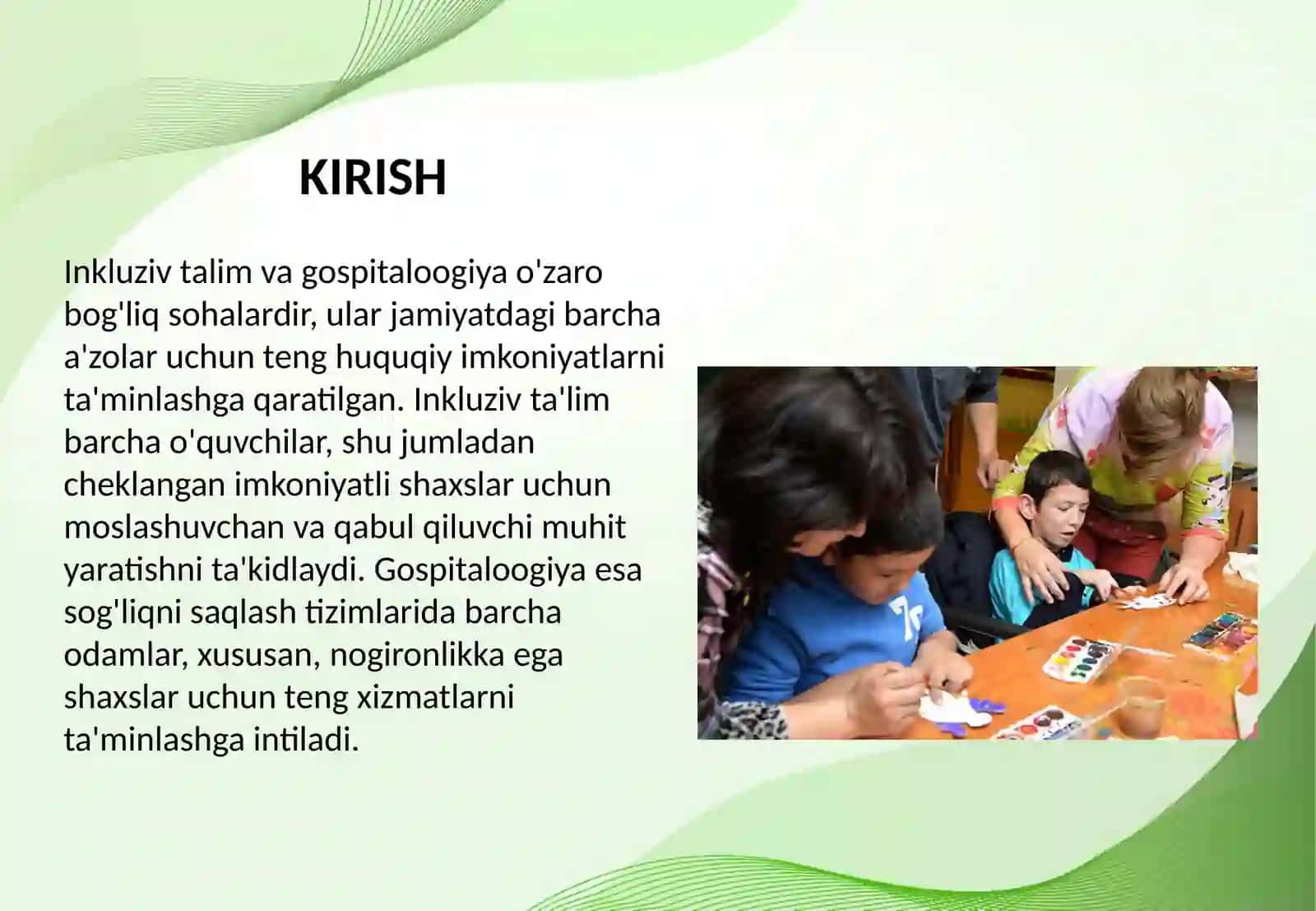 InkluzivTalim va Gospitaloogiya 2