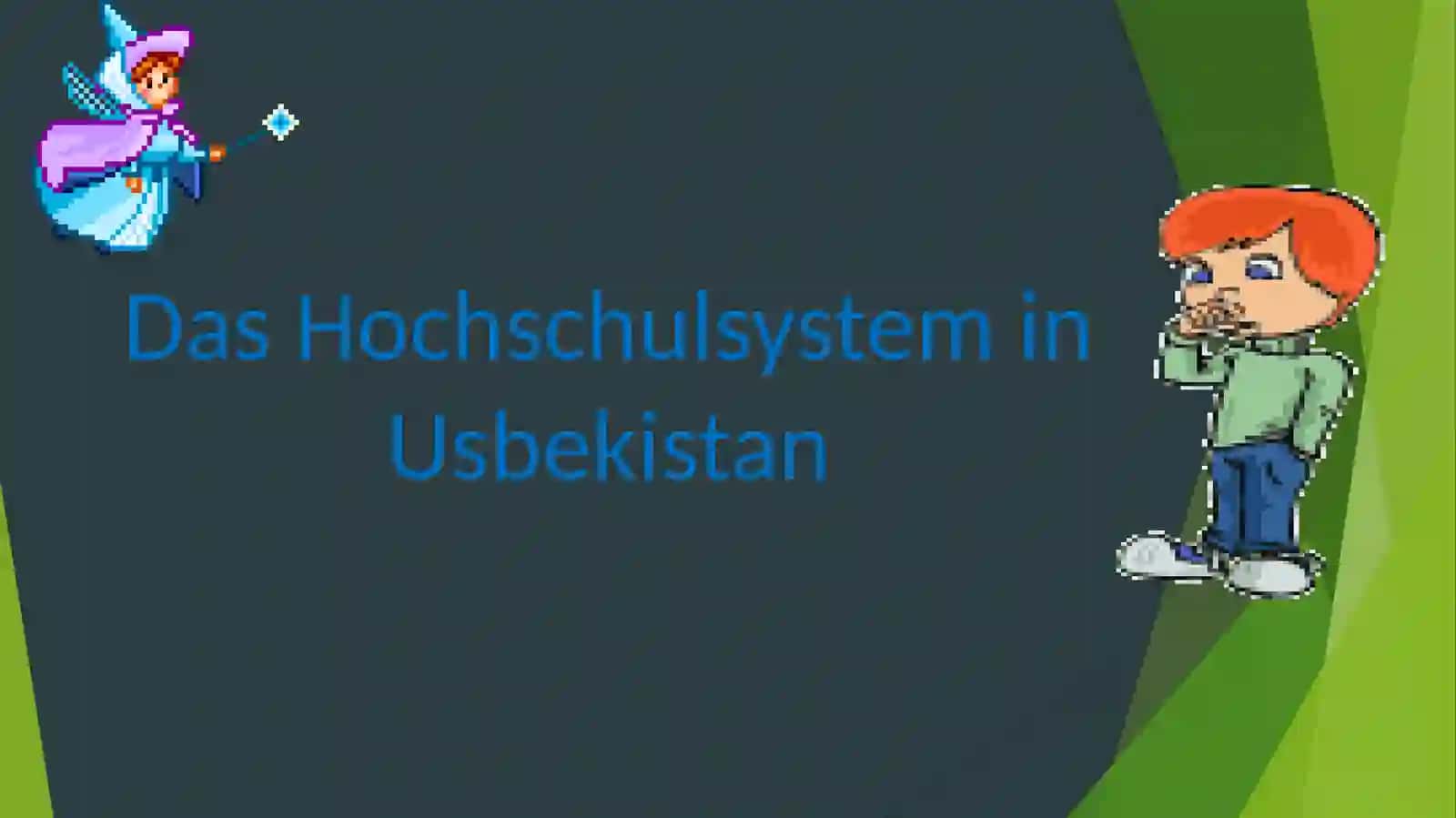 Die Präsentation der Studenten der Gruppe 316 an der Fakultät für Pädagogik 2