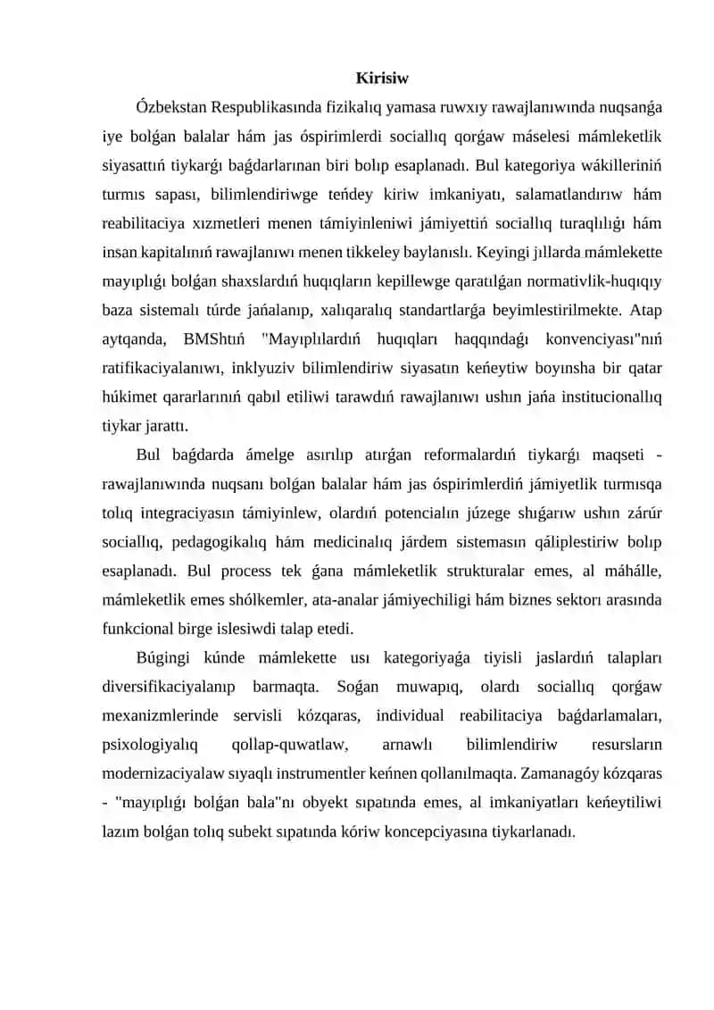 Fizik va ruhiy reabilitatsiya xizmatlari 2