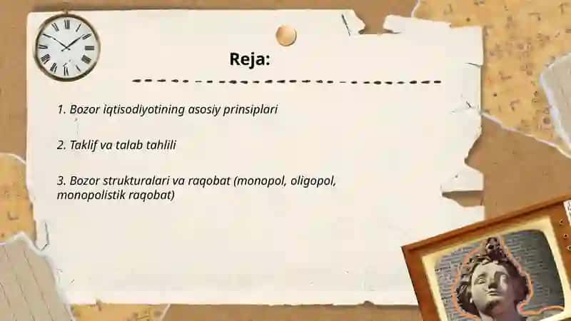 Bozor iqtisodiyoti va biznes boshqaruv tahlili 2