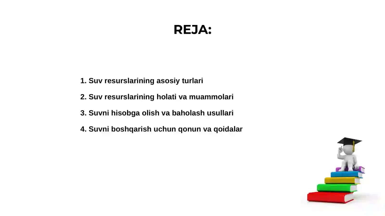 Suv resurslari va ularni boshqarish 2