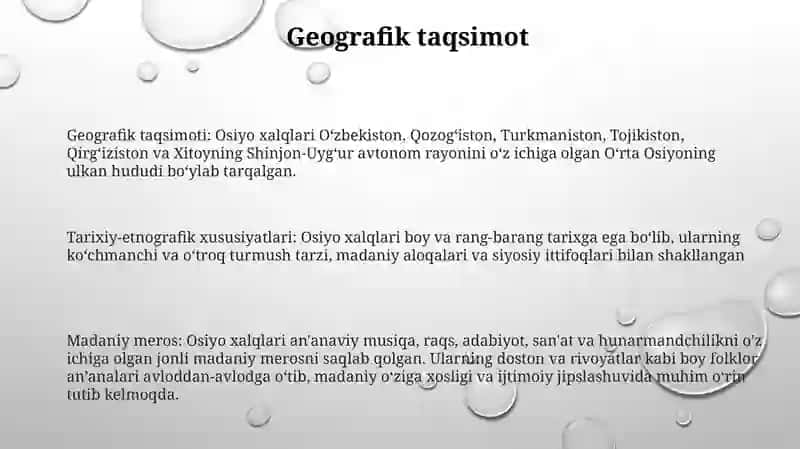 Osiyo Xalqlarining Tarixiy-Etnologik Tavsifi 2