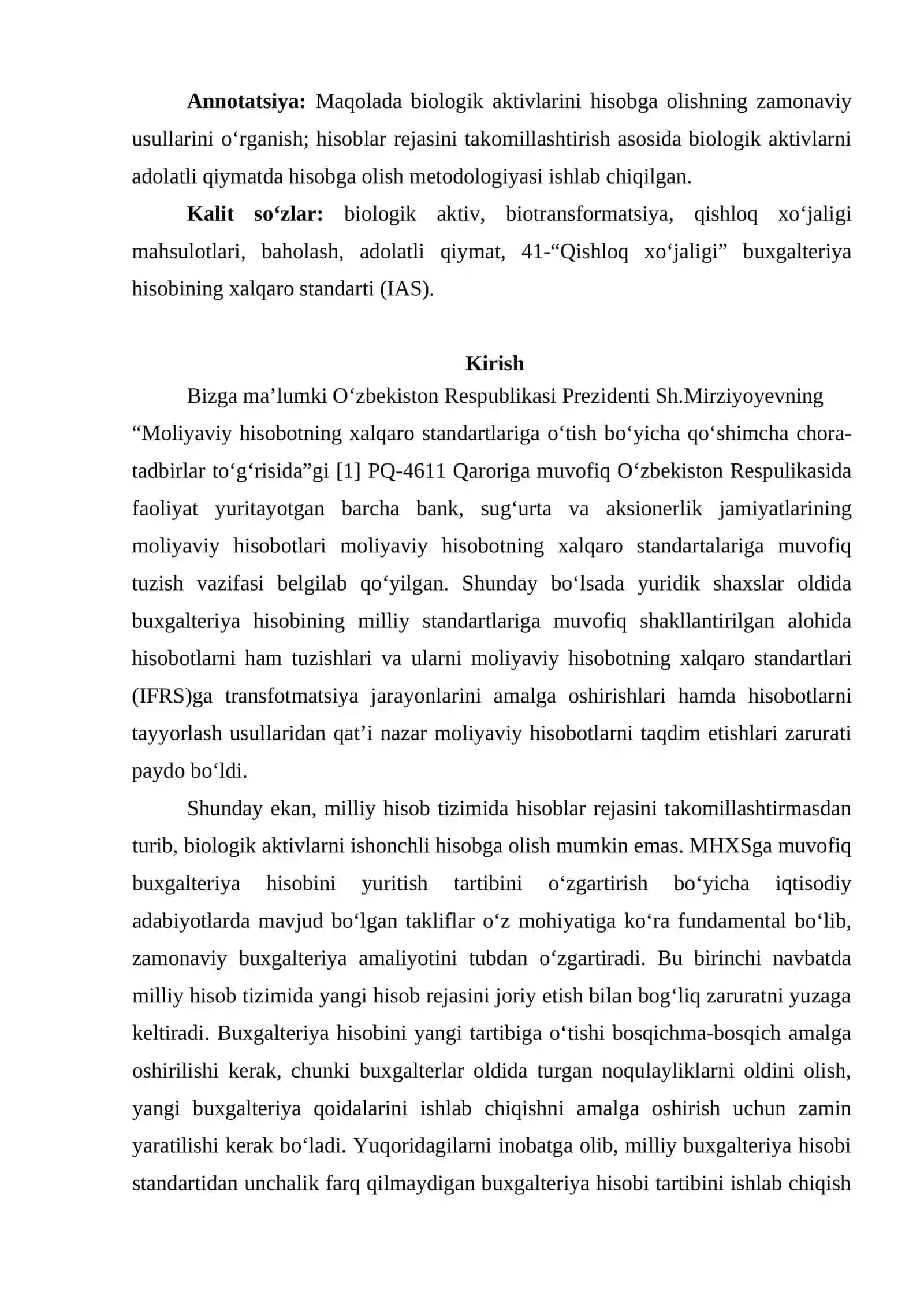 AGRAR KORXONALARDA MOLIYAVIY HISOBOTNING TUZILISHI VA XUSUSIYATLARI 2