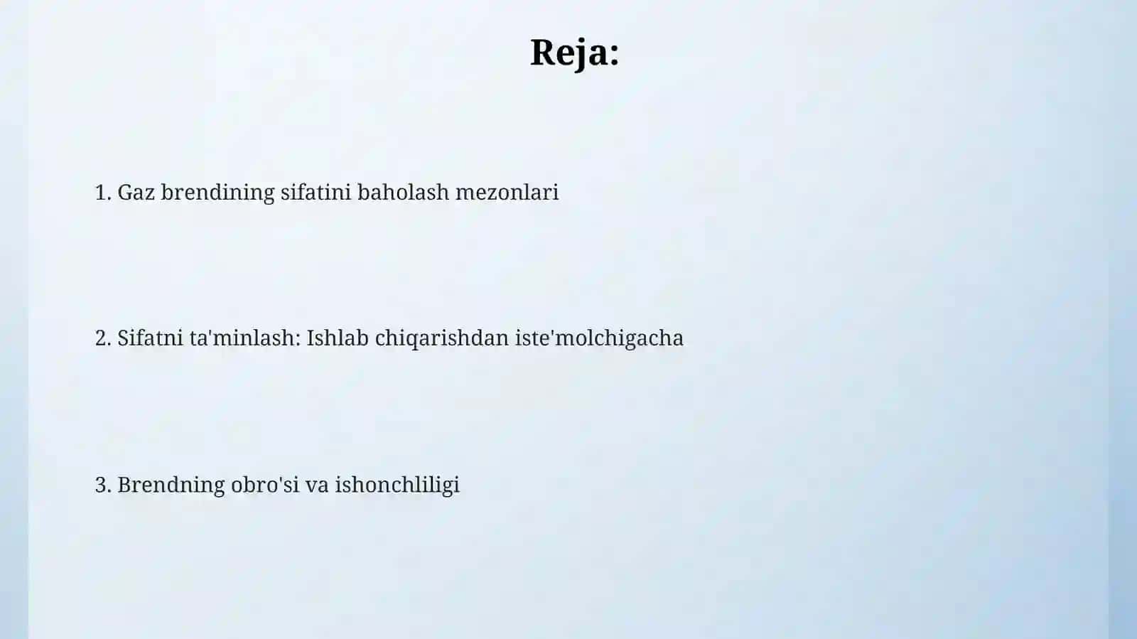 Gaz brendining sifati 2