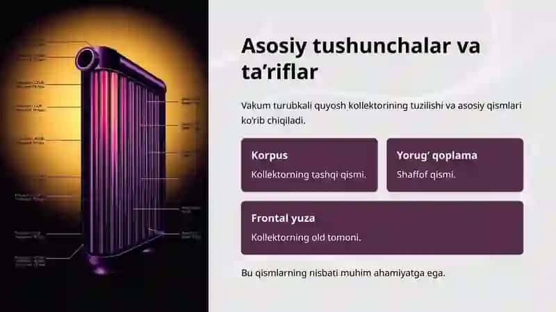 Vakum turubkali quyosh kollektorlari 2