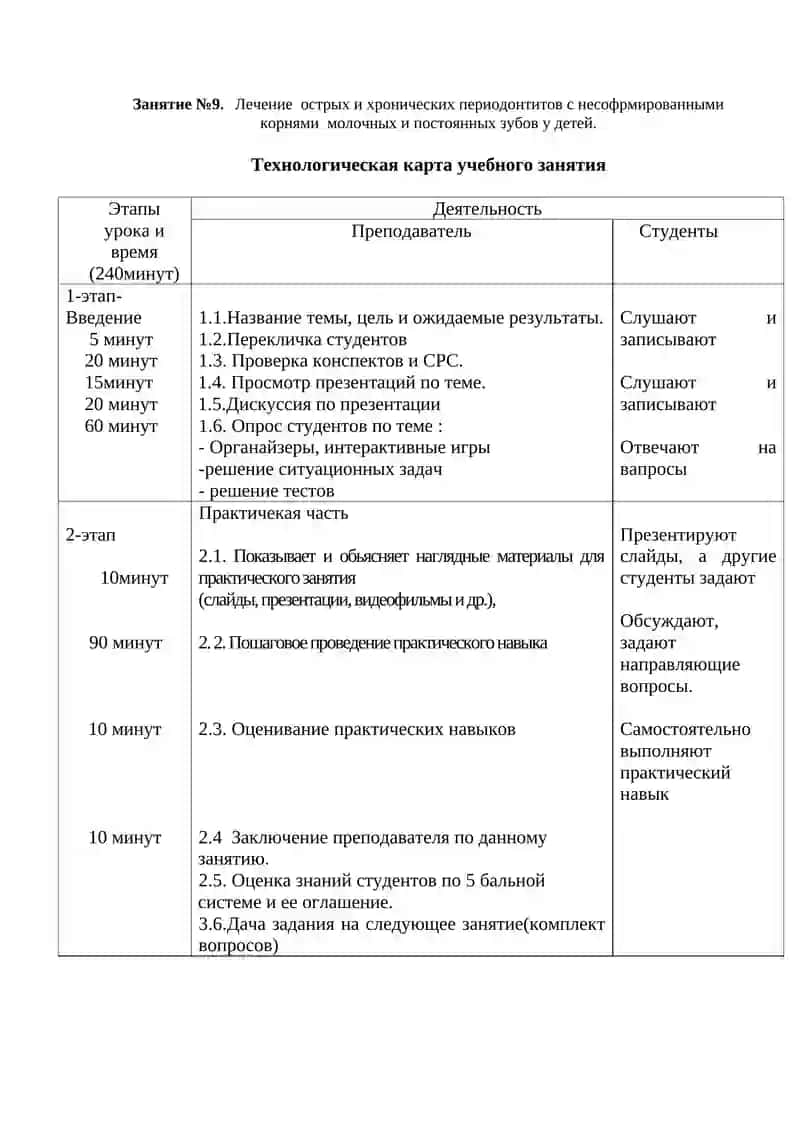 Лечение острых и хронических периодонтитов с несофрмированными корнями молочных и постоянных зубов у детей 2