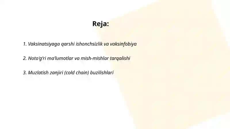 Imunizatsiyadagi muamolar 2