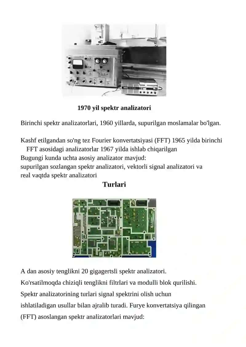 Spektr analizator 2