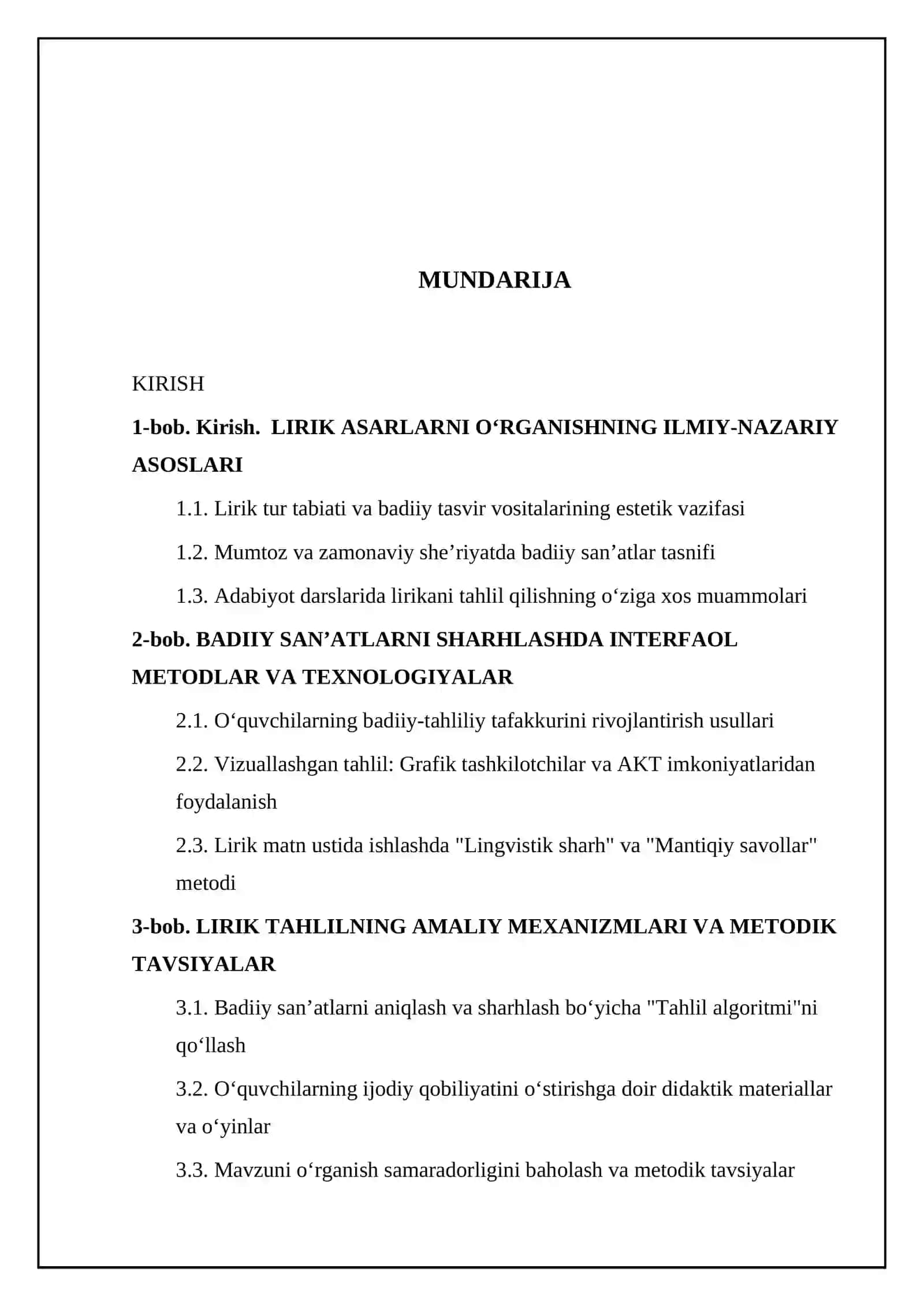 Lirik asarlardagi badiiy san'at turlarini sharhlab o'rganish usullari 2