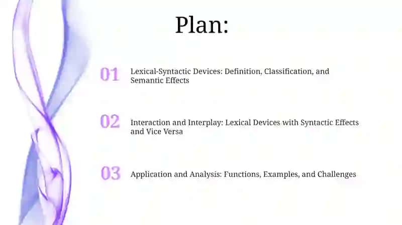 Lexical-syntactic stylistic devices 2