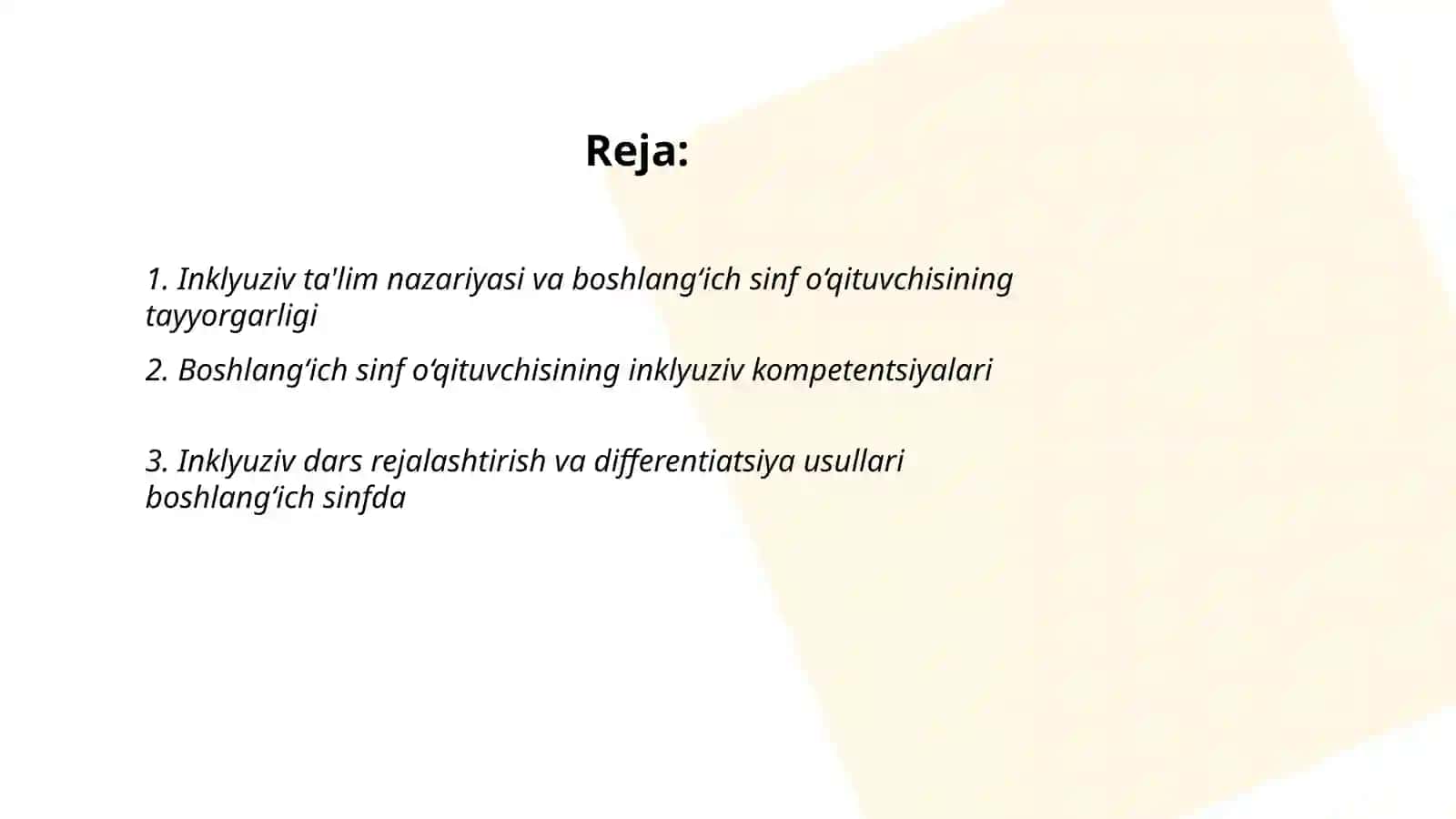Boshlang‘ich sinf o‘qituvchisining inklyuziv ta'limga tayyorgarligini shakllantirish 2