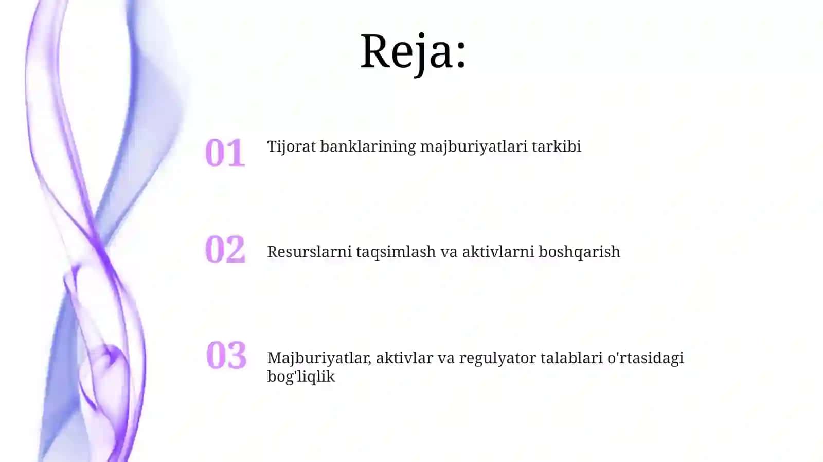 Tijorat banklarining majburiyatlari tarkibi 2