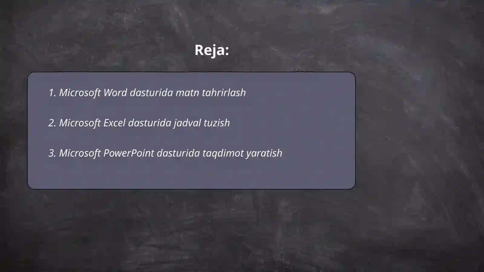 360 offis dasturlarida ishlash 2