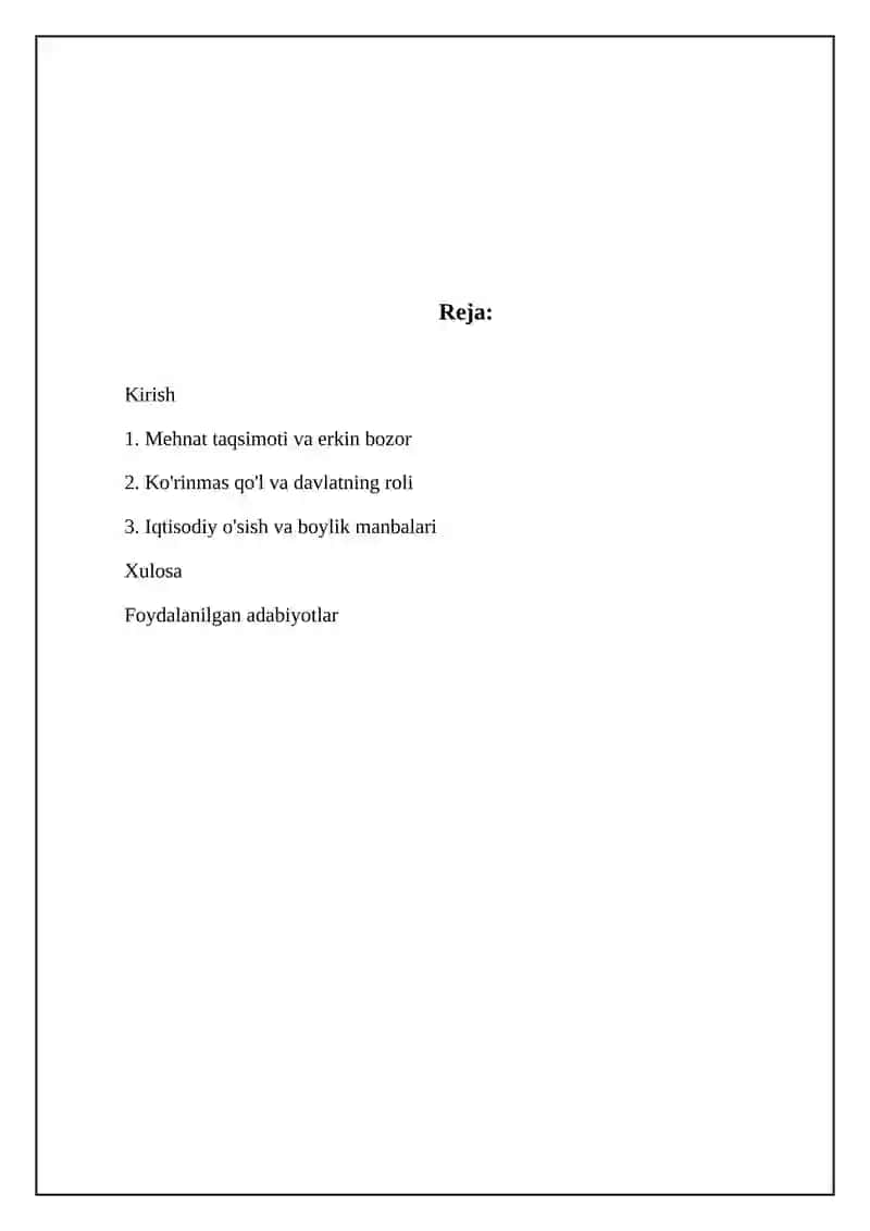 Adam smitning iqtisodiy talimotlari 2