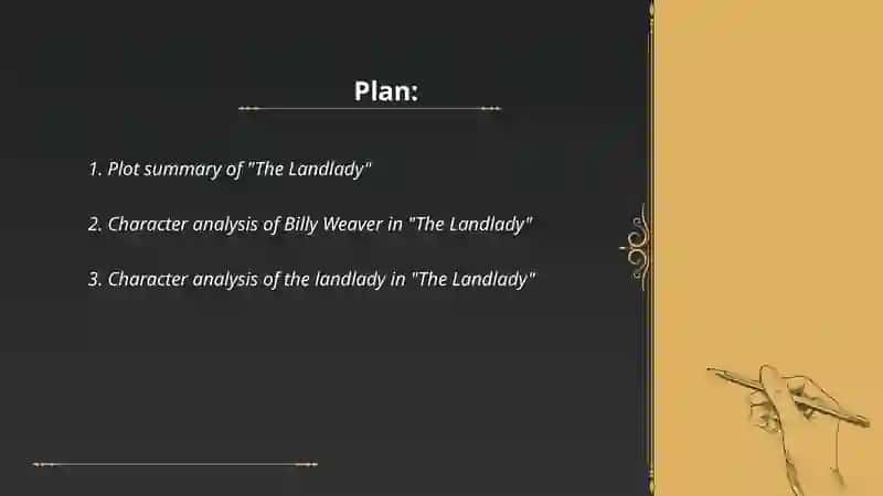 "The Landlady" Roald Dahl 2