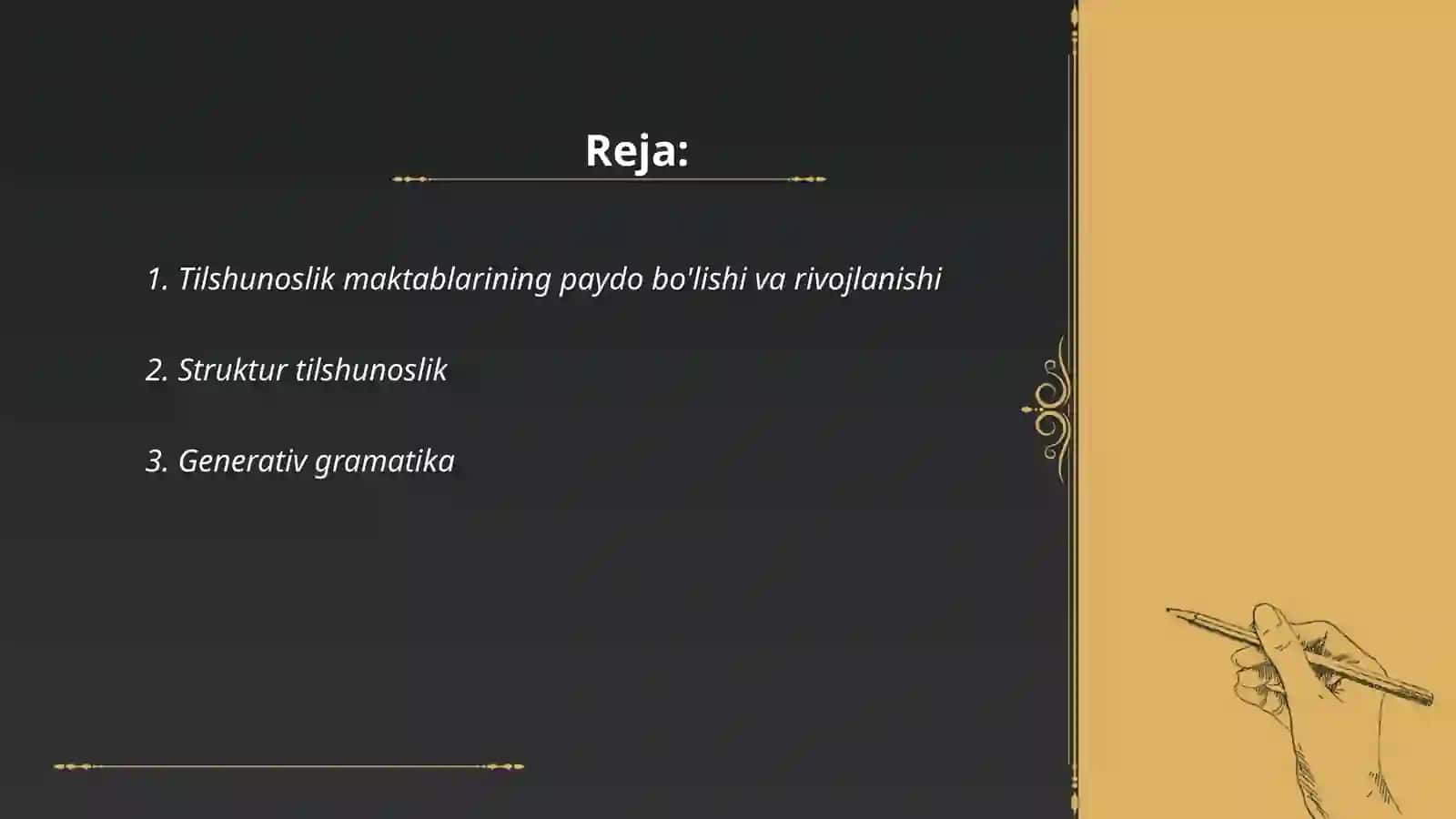Tilshunoslik maktablari taʼlimotlarining asosiy mohiyati 2