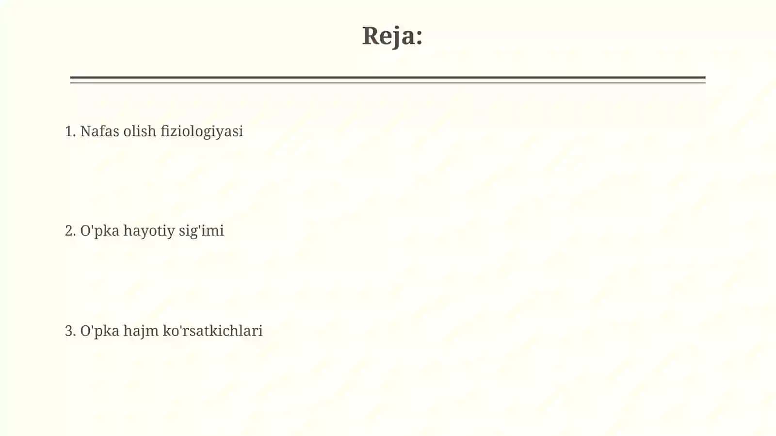 O'pka hayotiy sig'imi 2