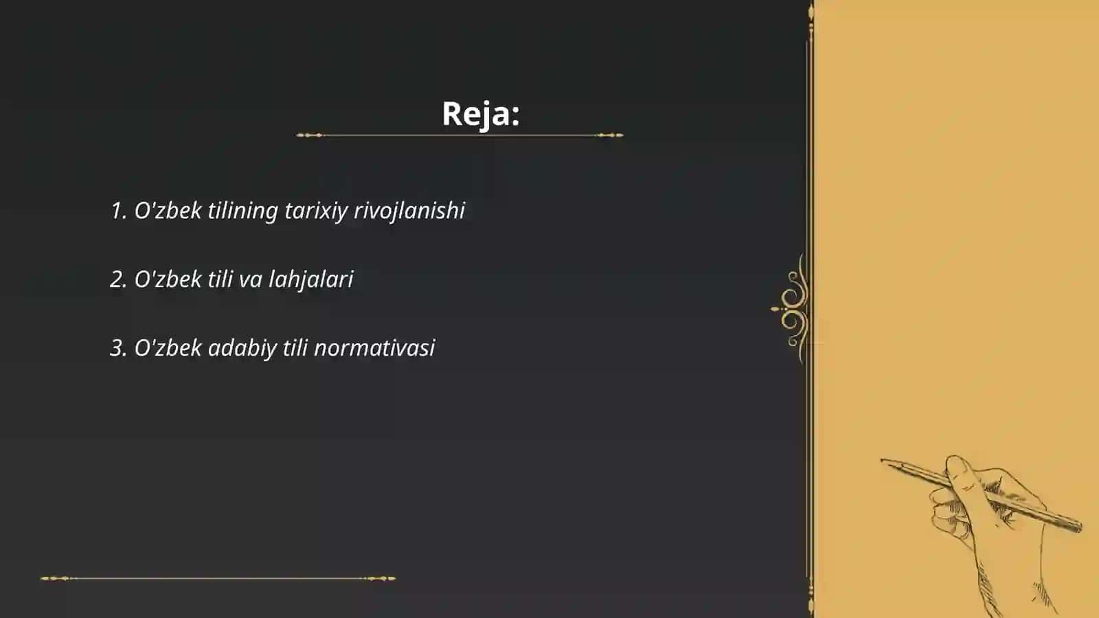 Uzbek tili 2