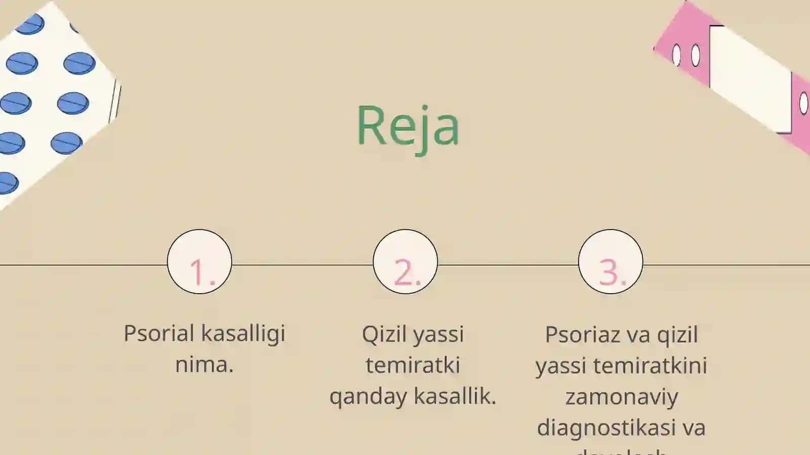 Psoriaz va qizil yassi temiratkini zamonaviy diagnostikasi va davolash tamoyillari 2