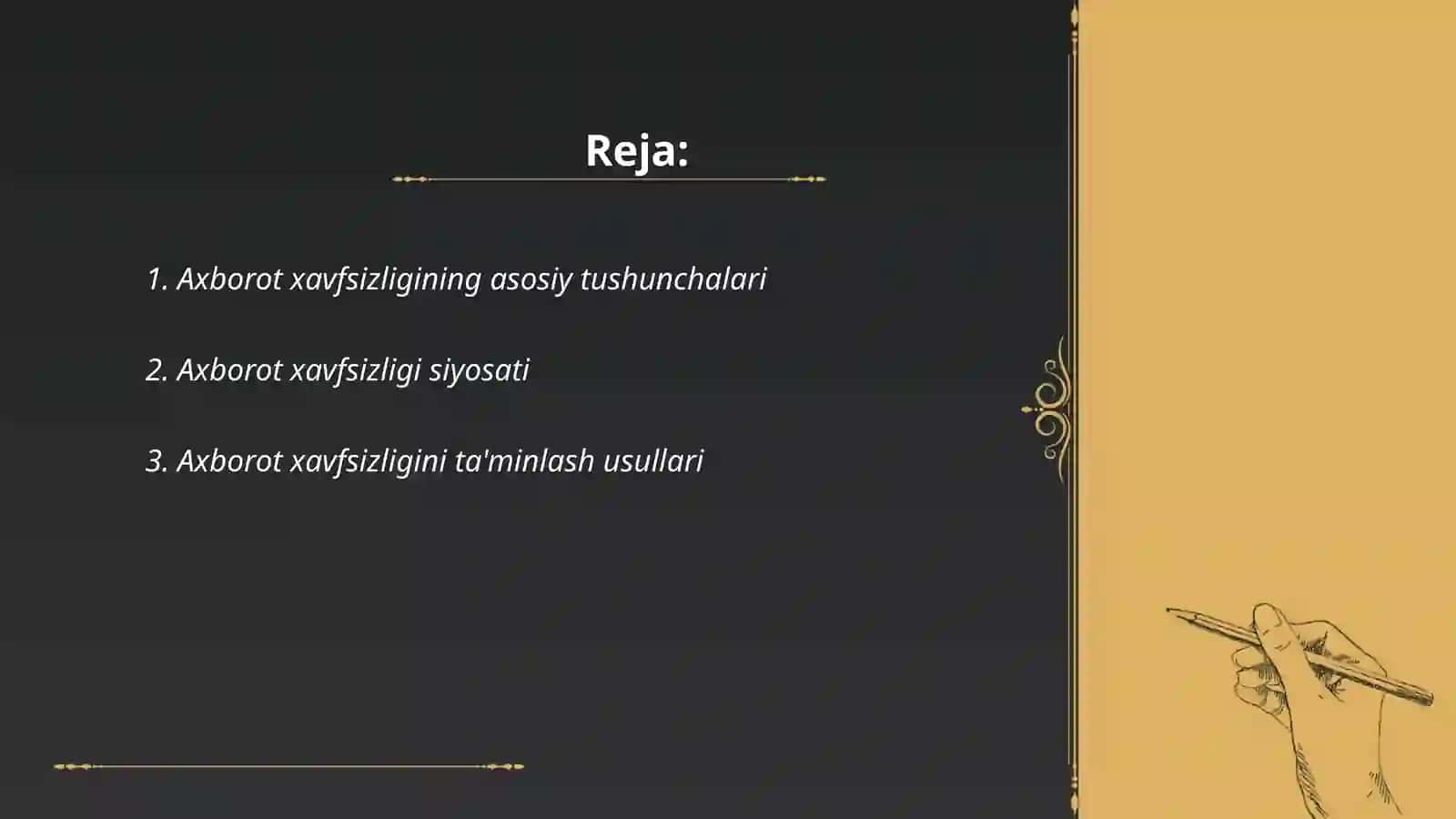 Media makonda axborot xavfsizligi 2