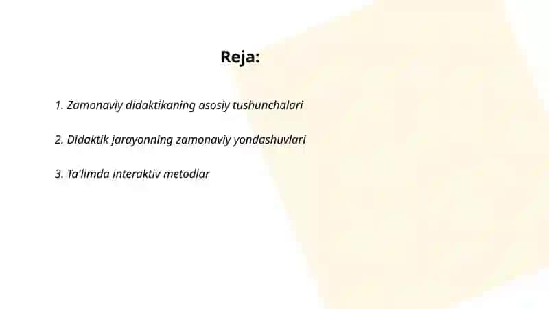 Zamonaviy didaktika 2