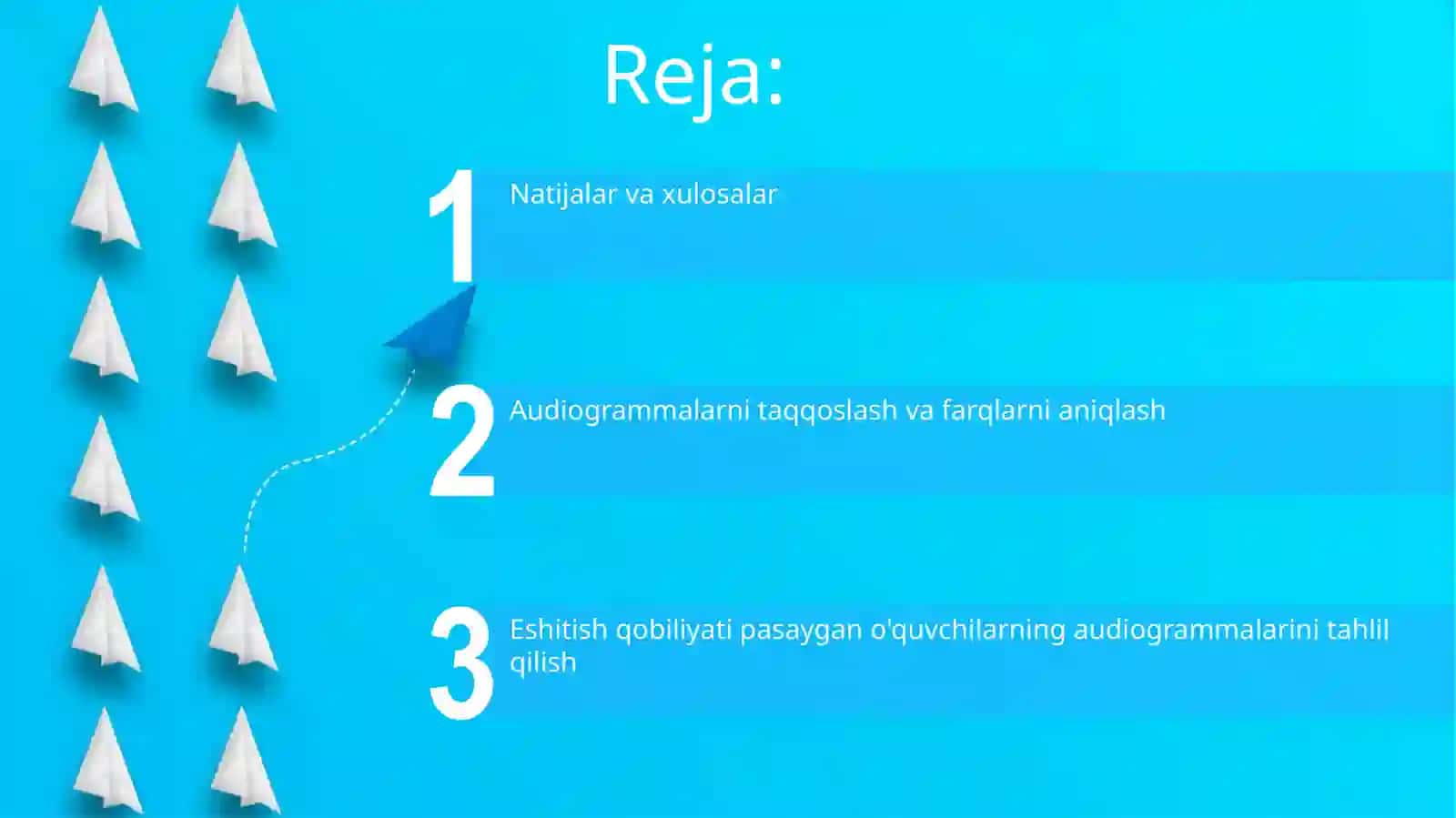 Audiogrammalarni tahlil eting va taqqoslang 2