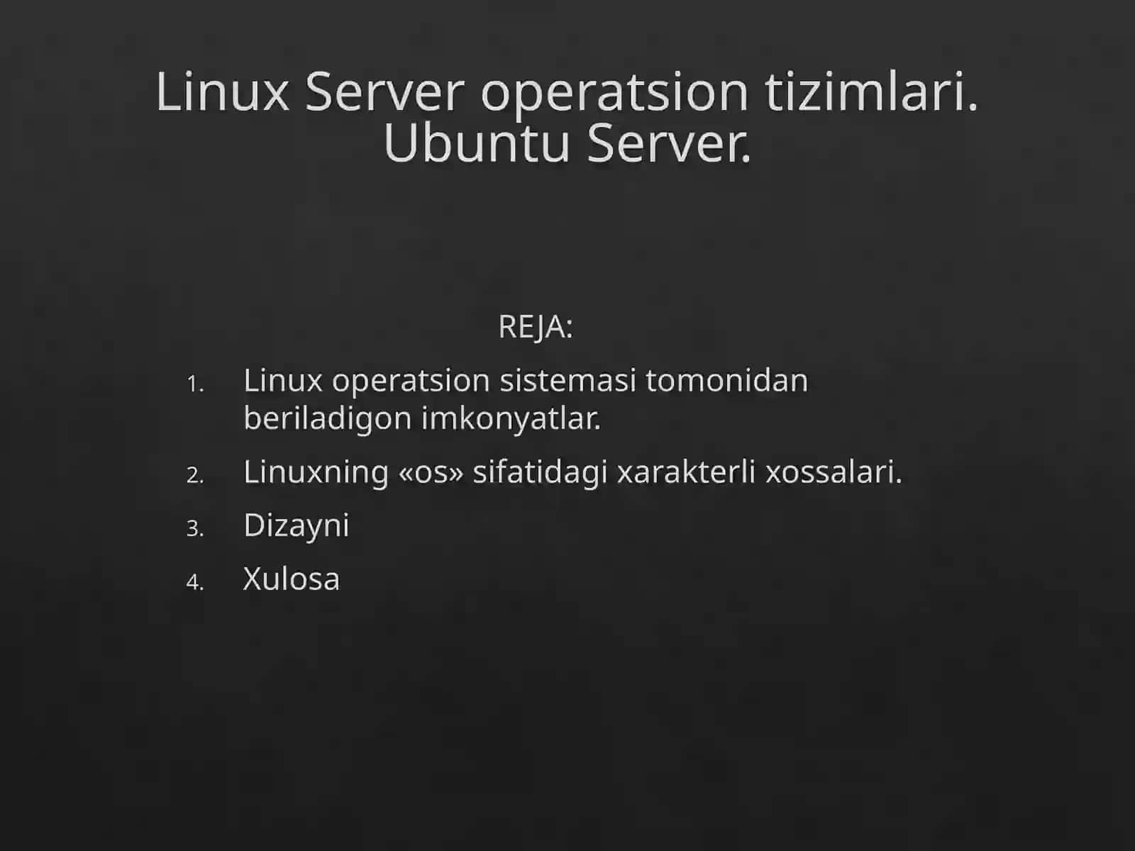 Operatsiontizimlar 2