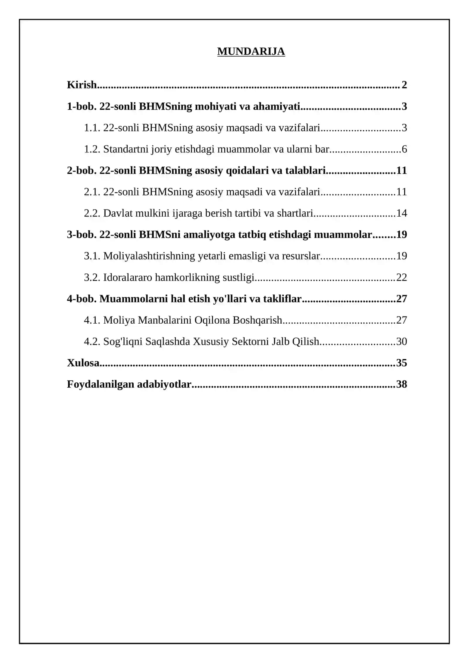 22-sonli bhms va uni amaliyotga qo'llash muammolari 2